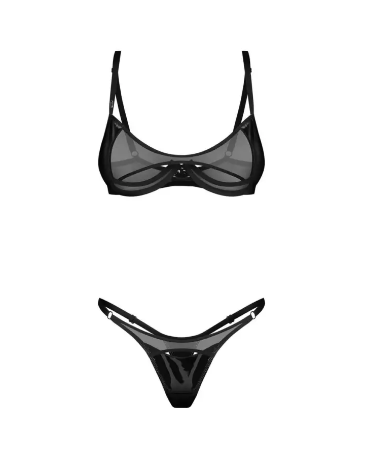 Obsessive Rolleya Completino Nero Cut-Out 2 Pezzi – foto 5