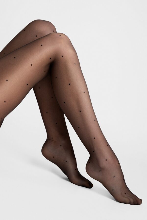 Collant Velati a Pois Fiore